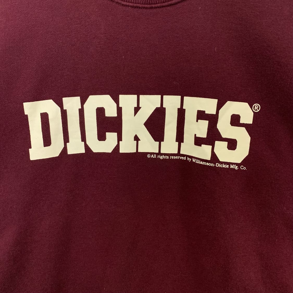 디키즈 y2k 와투케 버건디 맨투맨 상품이미지4