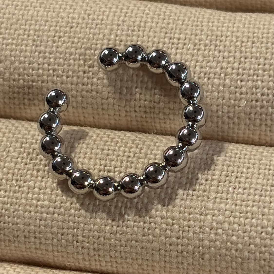 새상품 여성 신주 구슬 오픈링 반지  상품이미지2