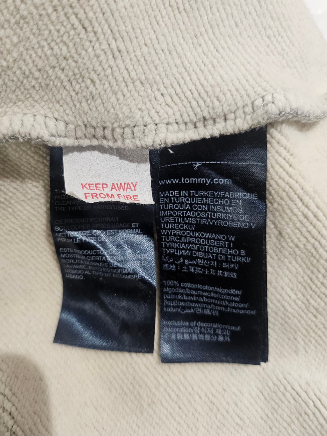 (시드니현지구입)타미진스 로고패치 기모후디 S (헤더그레이) 상품이미지6