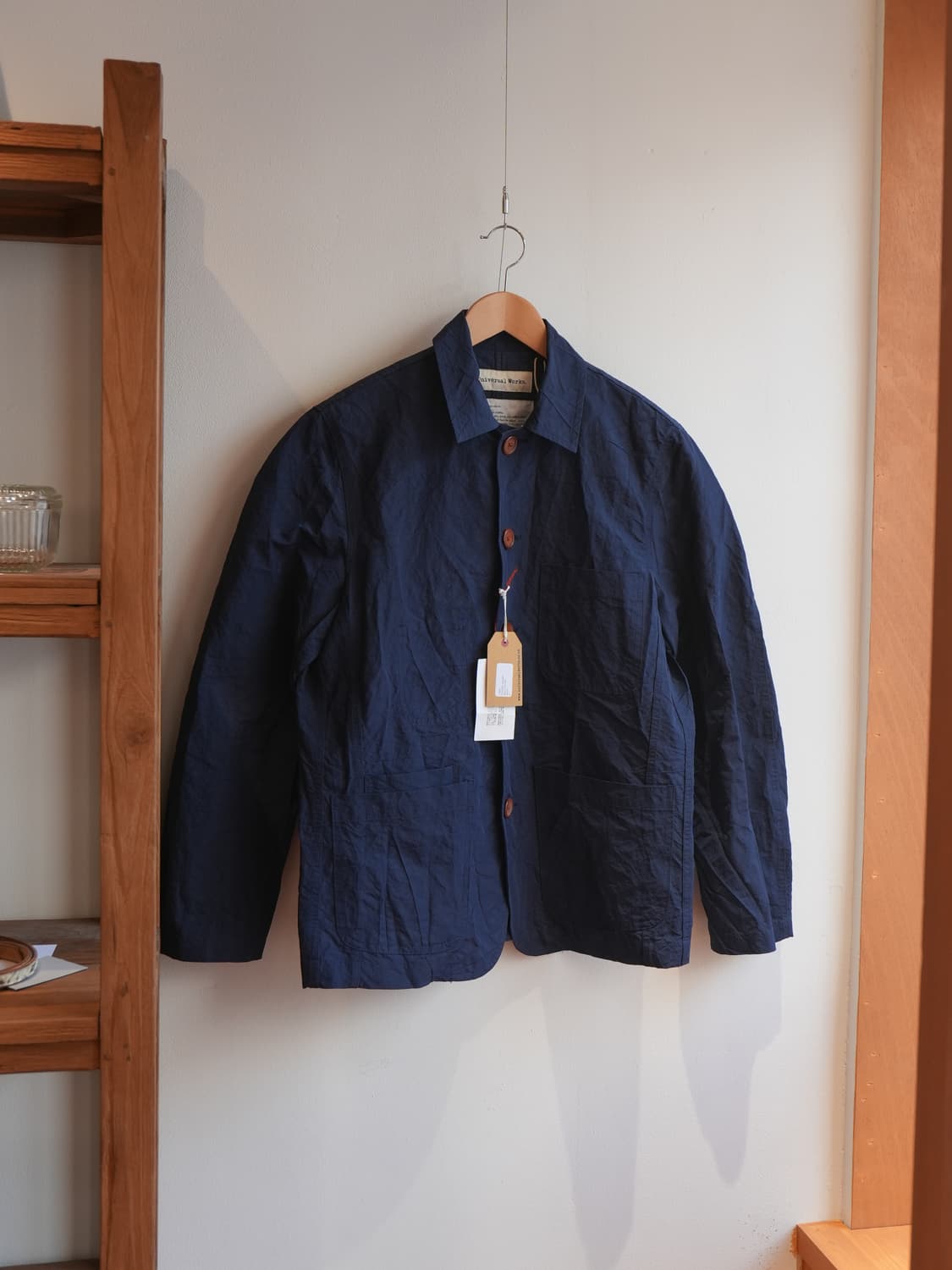 유니버셜 웍스 나일론 베이커 자켓 (네이비) 상품이미지1
