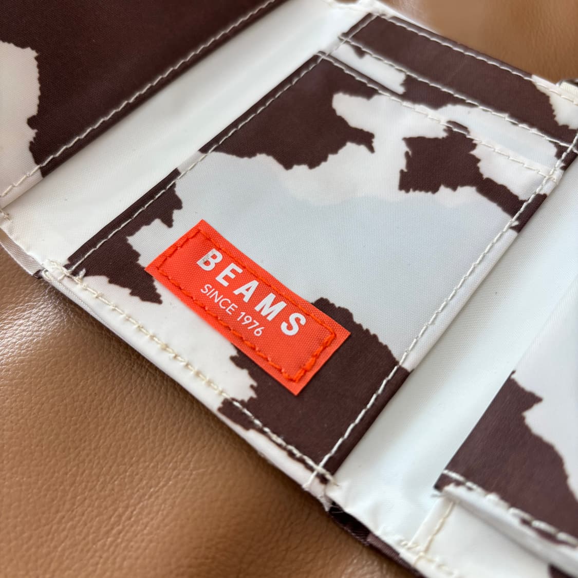 Beams 빔즈 빔스 카우 폴딩 월렛 지갑 상품이미지6