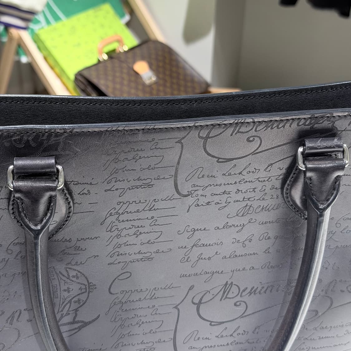 A+ /  벨루티 바티컬 네오 토트백 투주르 비지니스 블랙 상품이미지9