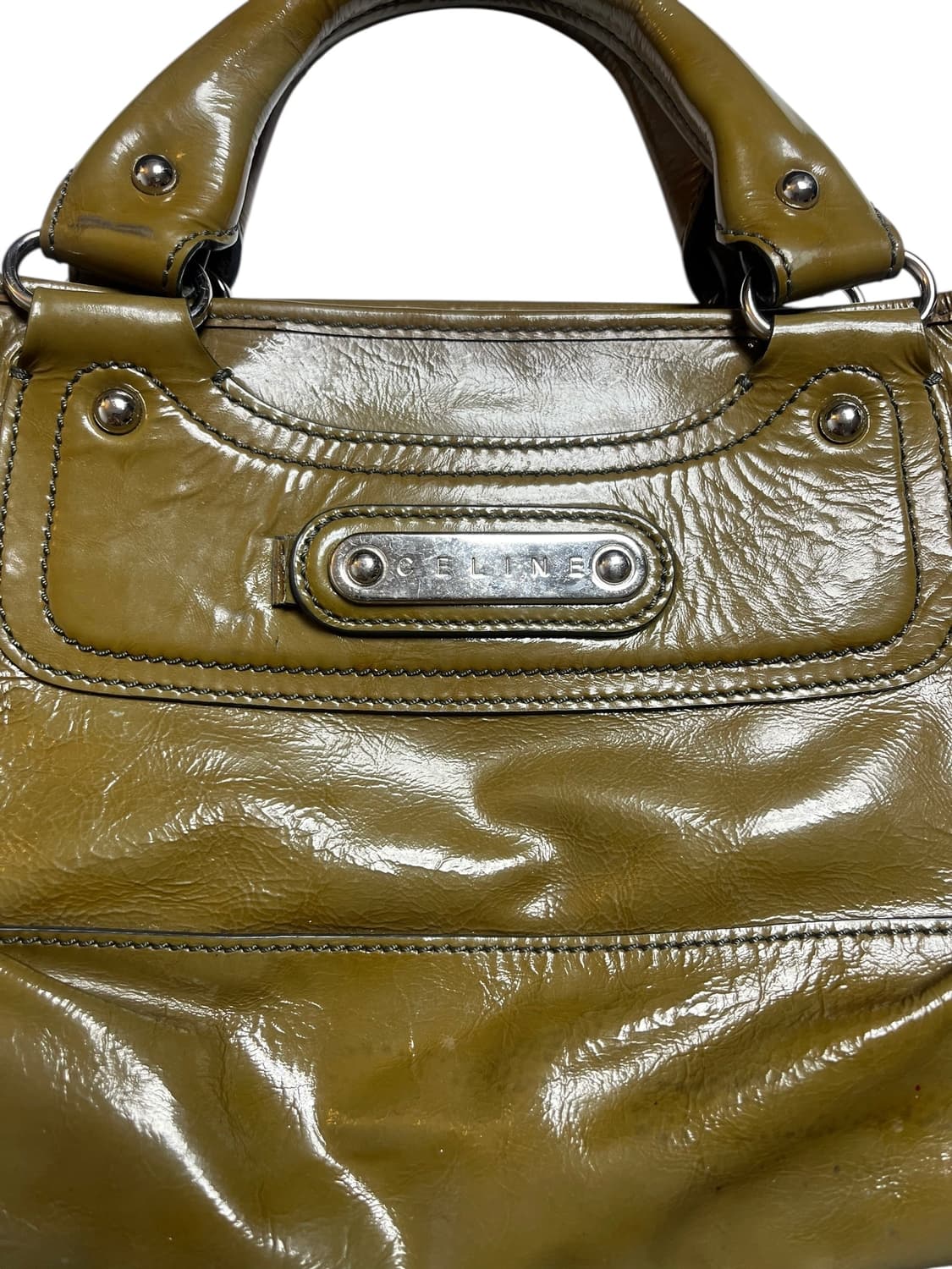 셀린느 빈티지 레더 가죽 부기백  상품이미지4