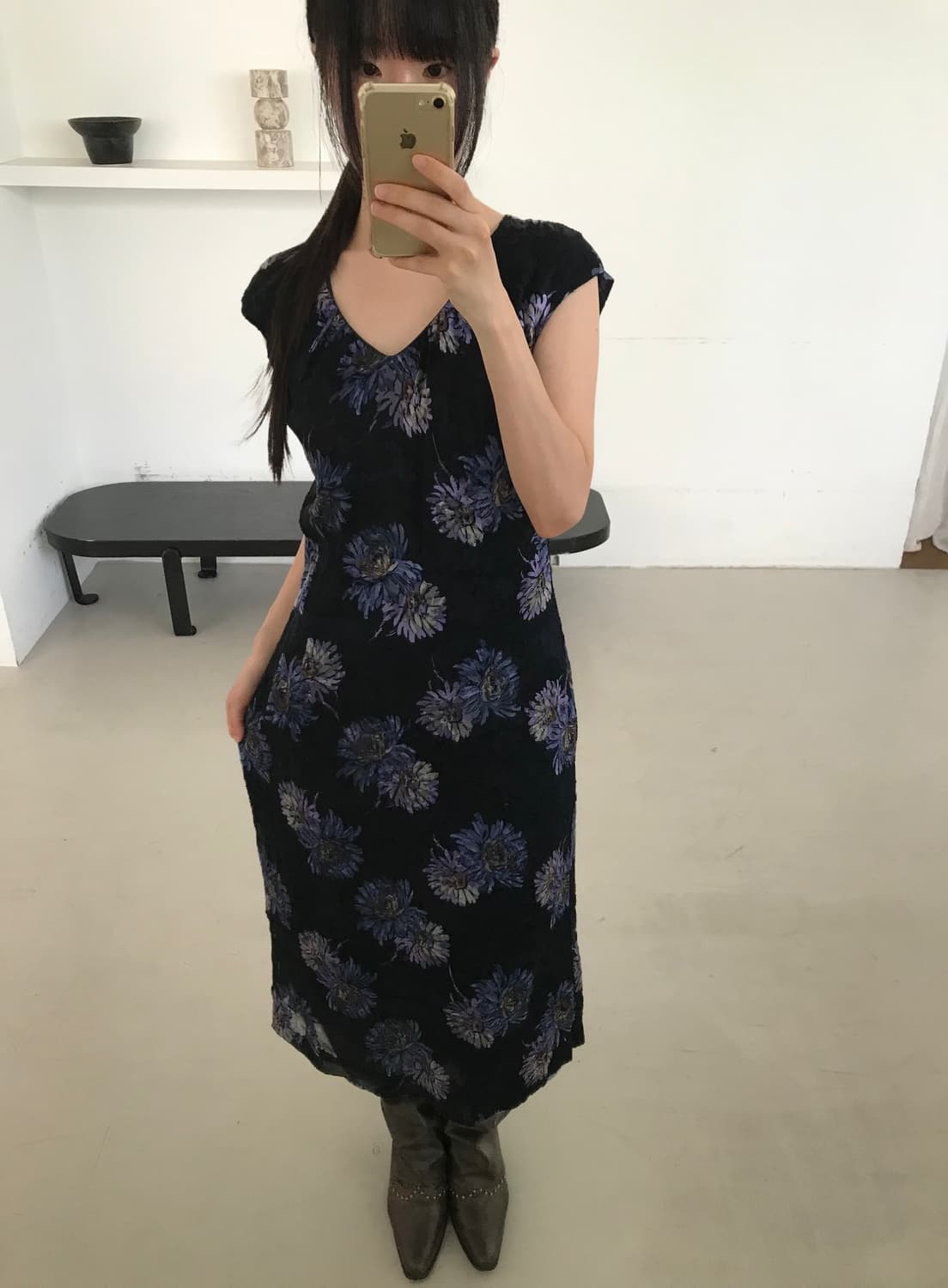 vintage pattern one-piece 상품이미지1