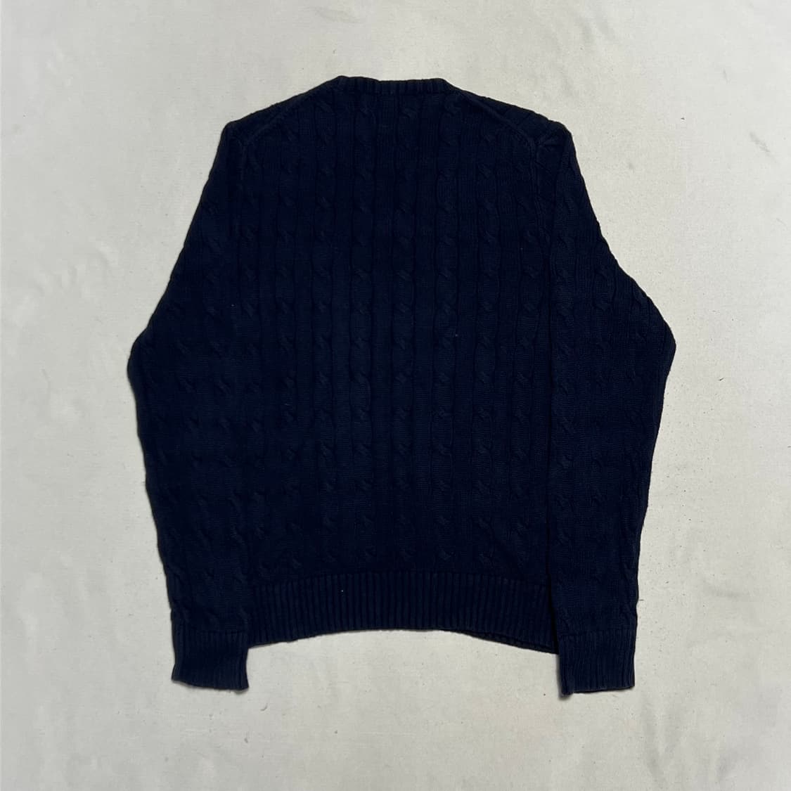 M 폴로랄프로렌 네이비 케이블 니트 상품이미지3