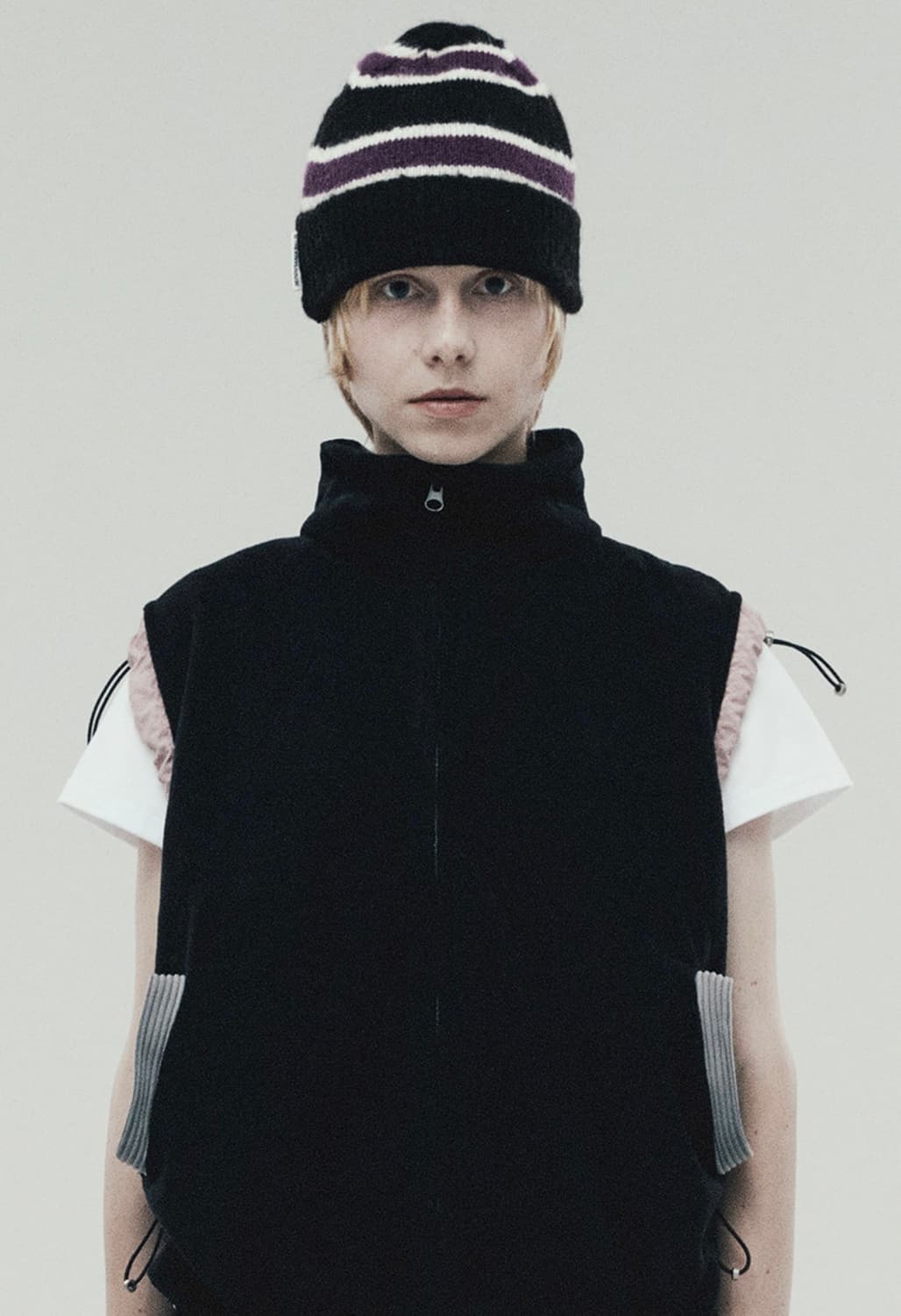 더바이닐하우스 모헤어 스트라이프 비니 상품이미지3