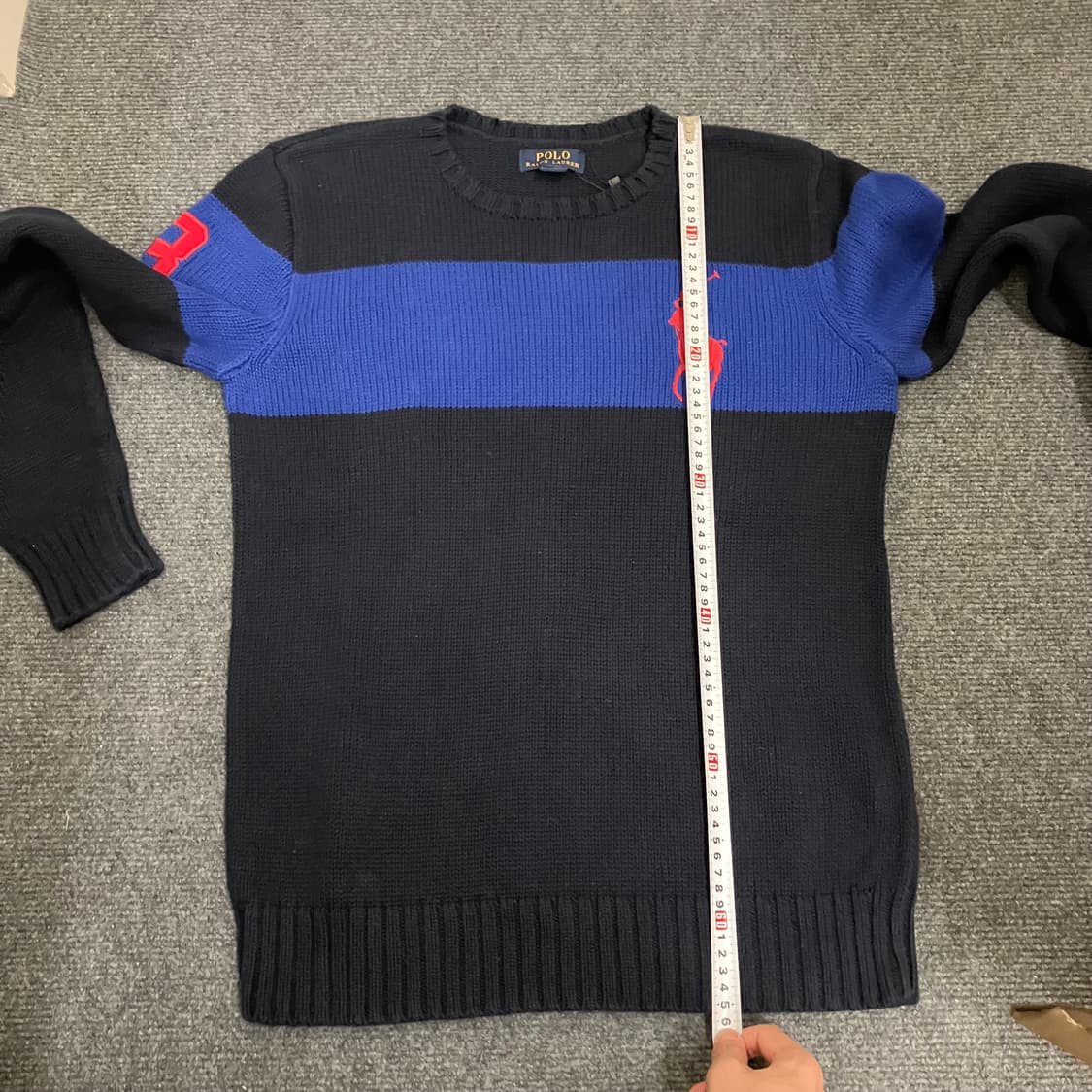 N201 폴로 빅포니 코튼 니트 상품이미지5