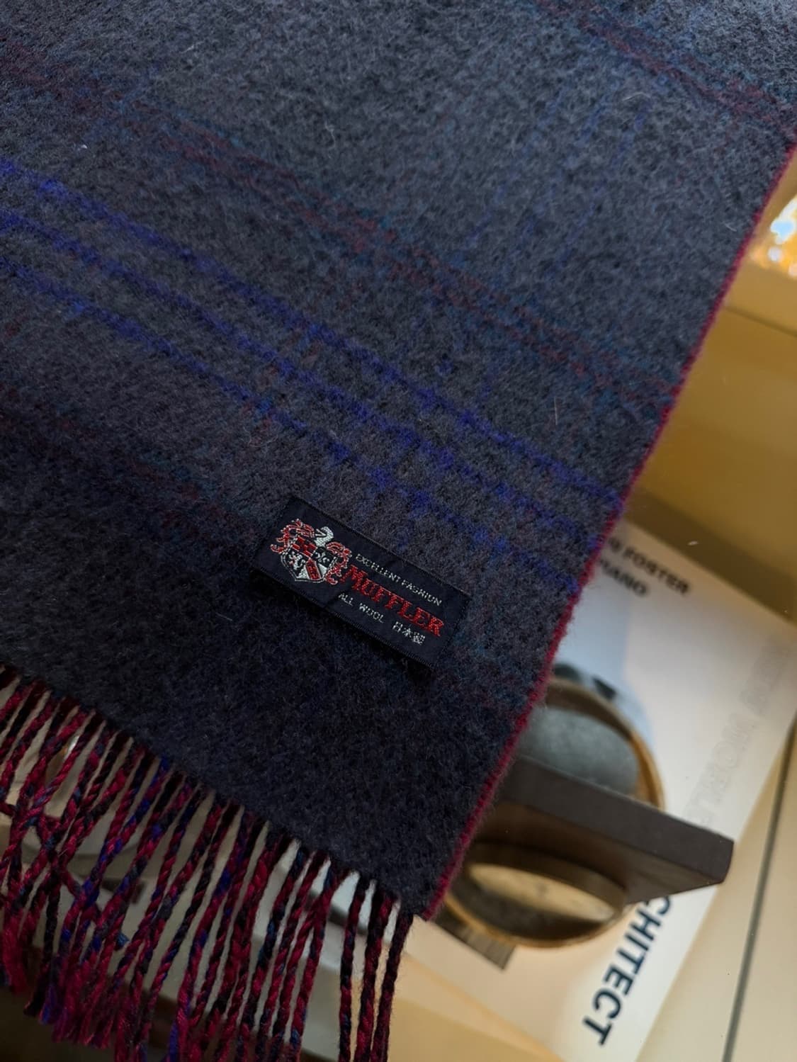 VTG 일본 램스울 머플러 상품이미지9