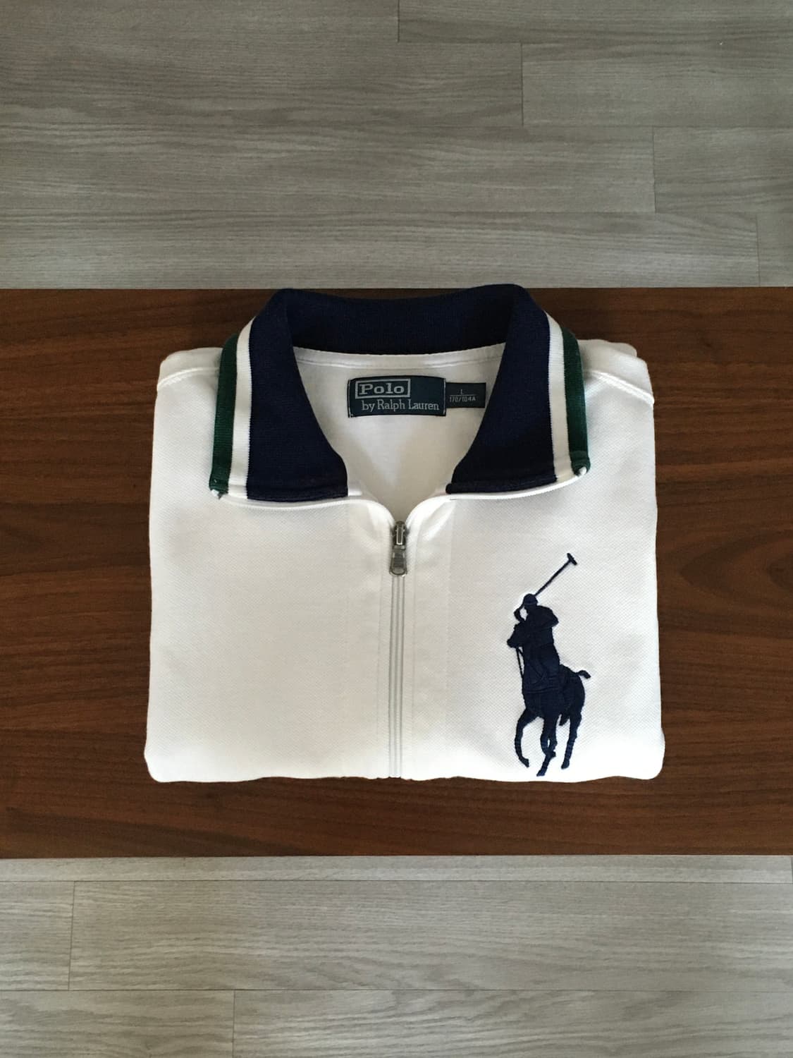 폴로 빅포니 코튼집업 화이트 상품이미지1