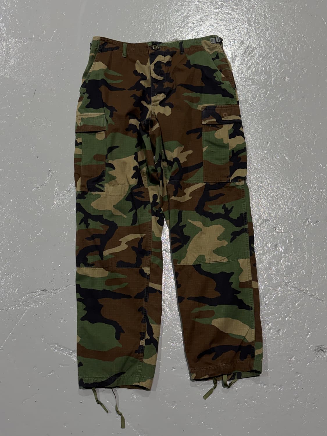 밀리터리 빈티지 우드랜드 카모 BDU 카고 팬츠 상품이미지1