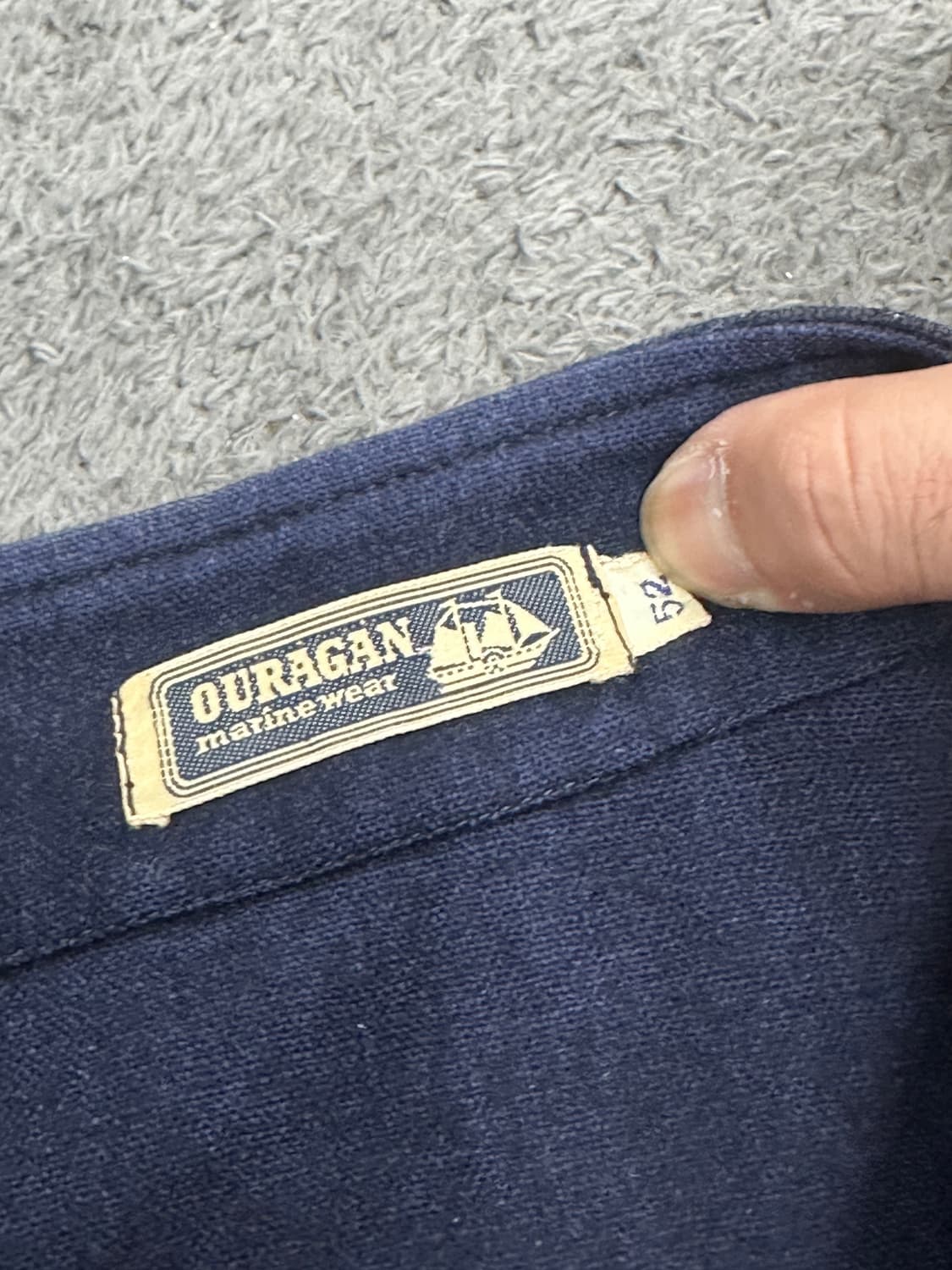 90s OURAGAN 마린 웨어 봄버 자켓 52 상품이미지6