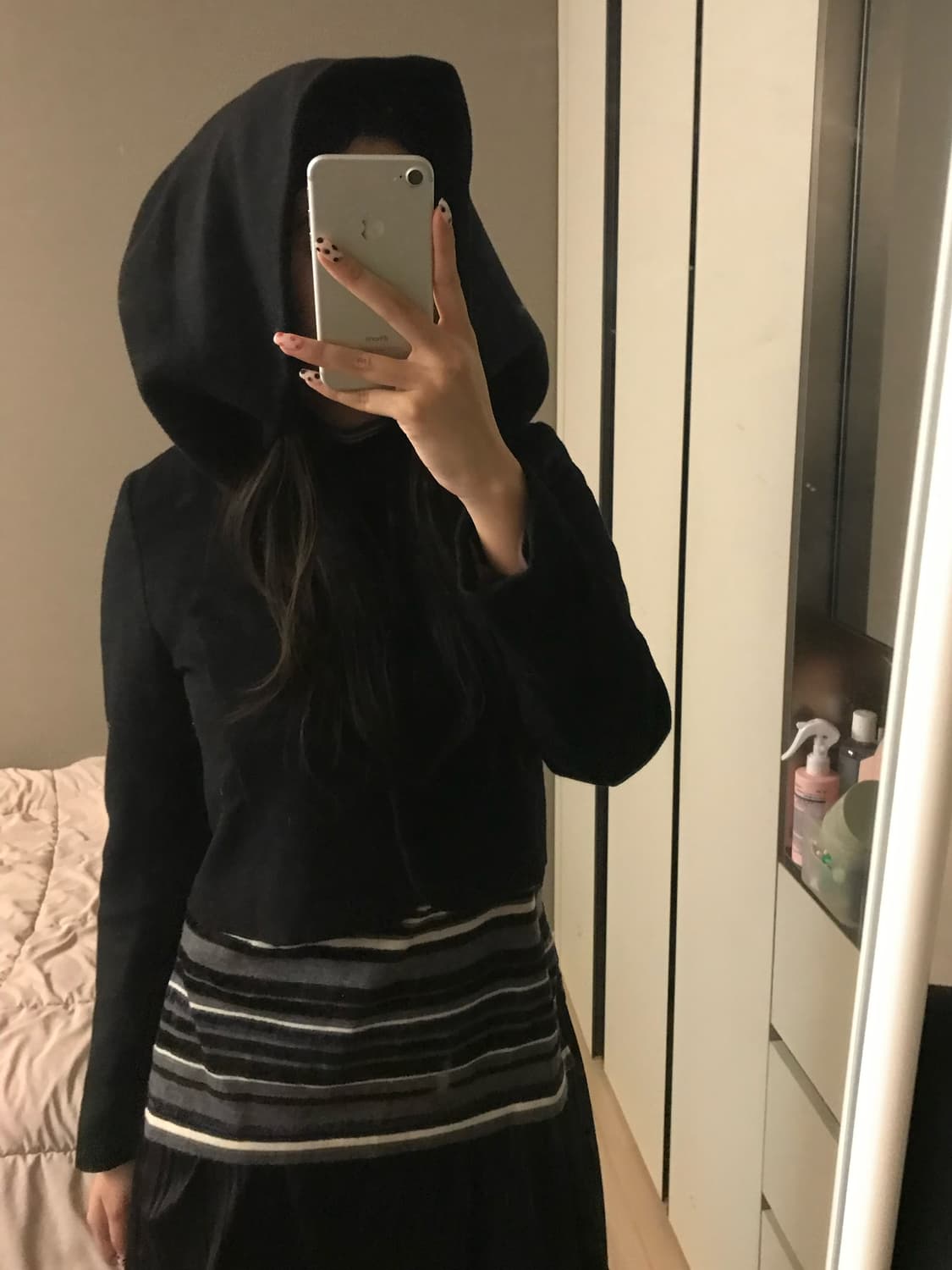 vtg 빅 후디 크롭 자켓 상품이미지2