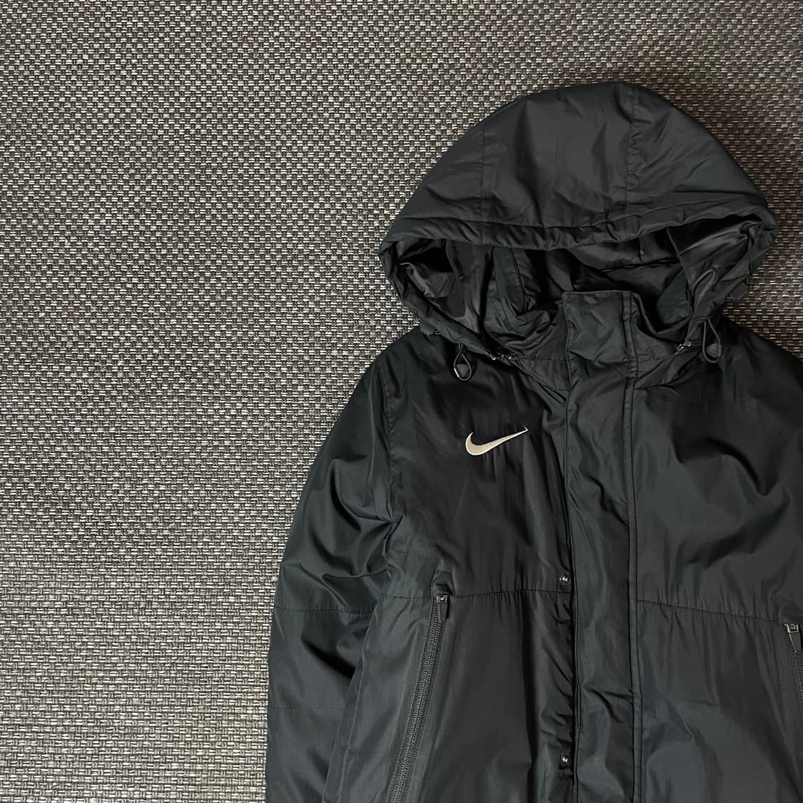 나이키 블랙 스우시 스쿼드 스톰핏 롱패딩 상품이미지3