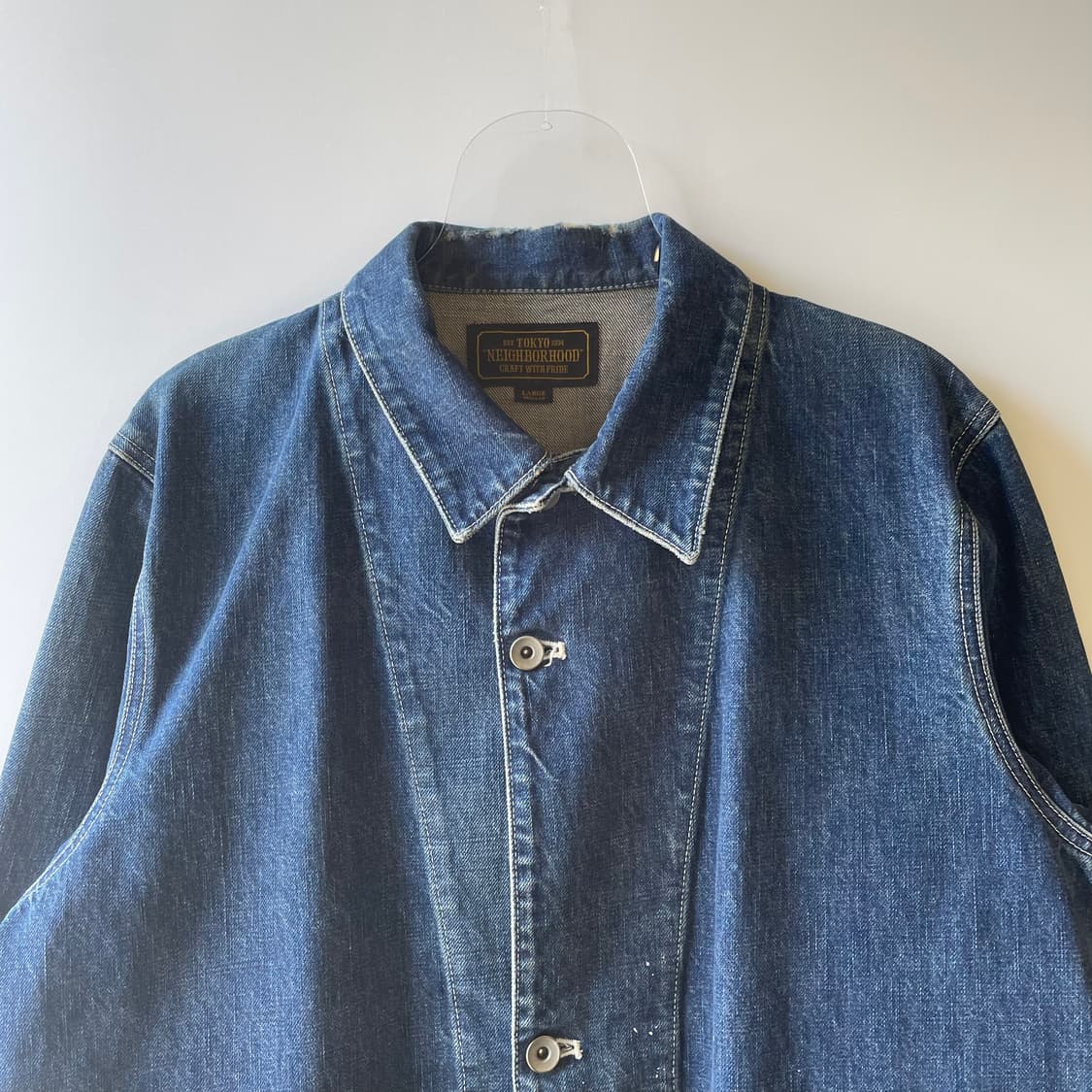 네이버후드 레일로드 데님 초어자켓 상품이미지2