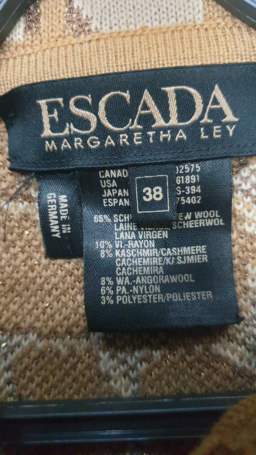 ESCADA 에스카다 니트집업 자켓 38사이즈 상품이미지3