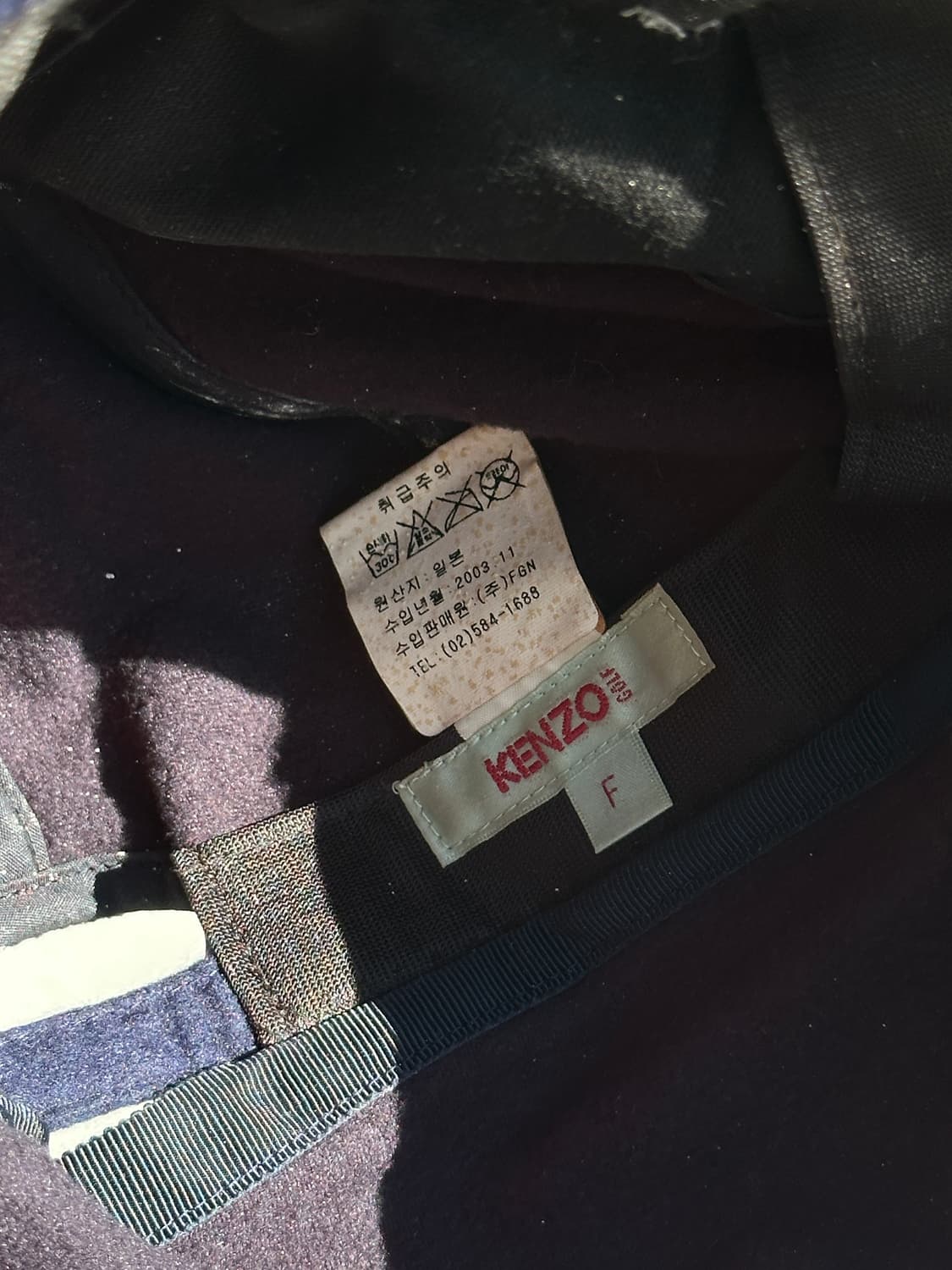 [F] 90s 겐조 골프 플리스 볼캡 모자 빈티지 상품이미지7