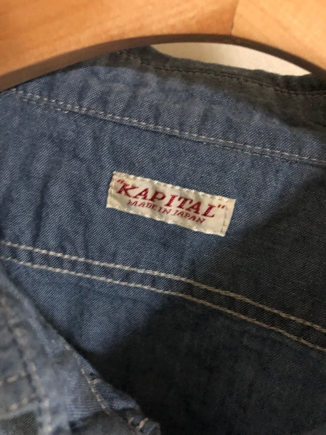 캐피탈 스마일 샴브레이 셔츠 상품이미지6