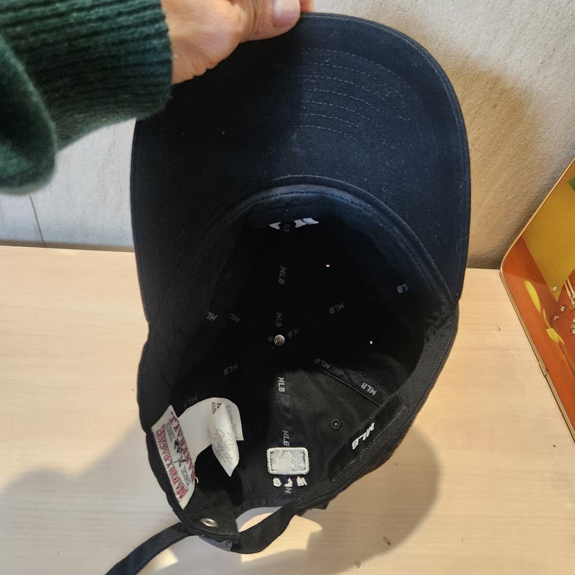 MLB 뉴욕양키스 블랙 볼캡 🧢 화이트 로고 클래식 상품이미지5