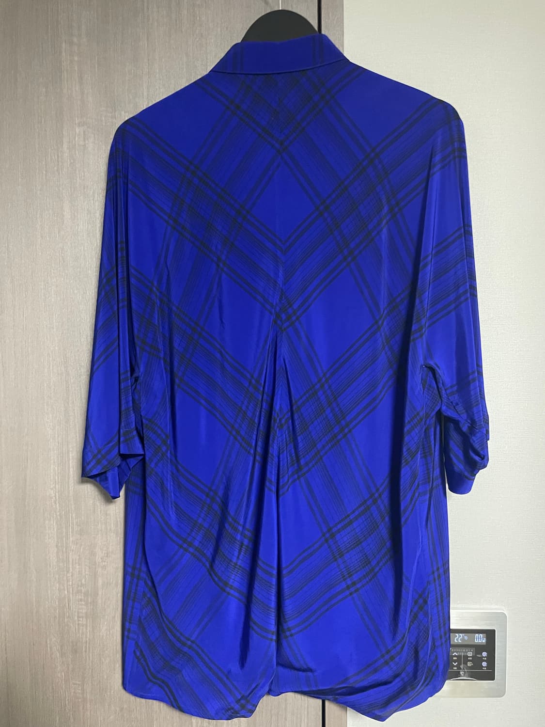 Haider Ackermann 블루 체크 셔츠 상품이미지2