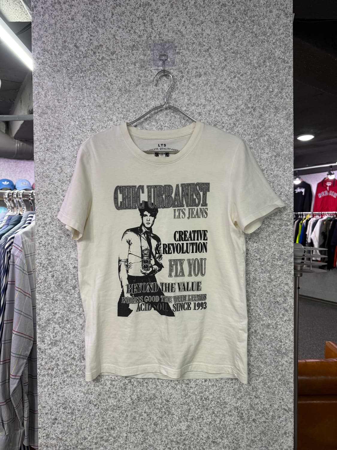 빈티지 y2k 그래픽 반팔 티셔츠 B4696 상품이미지2