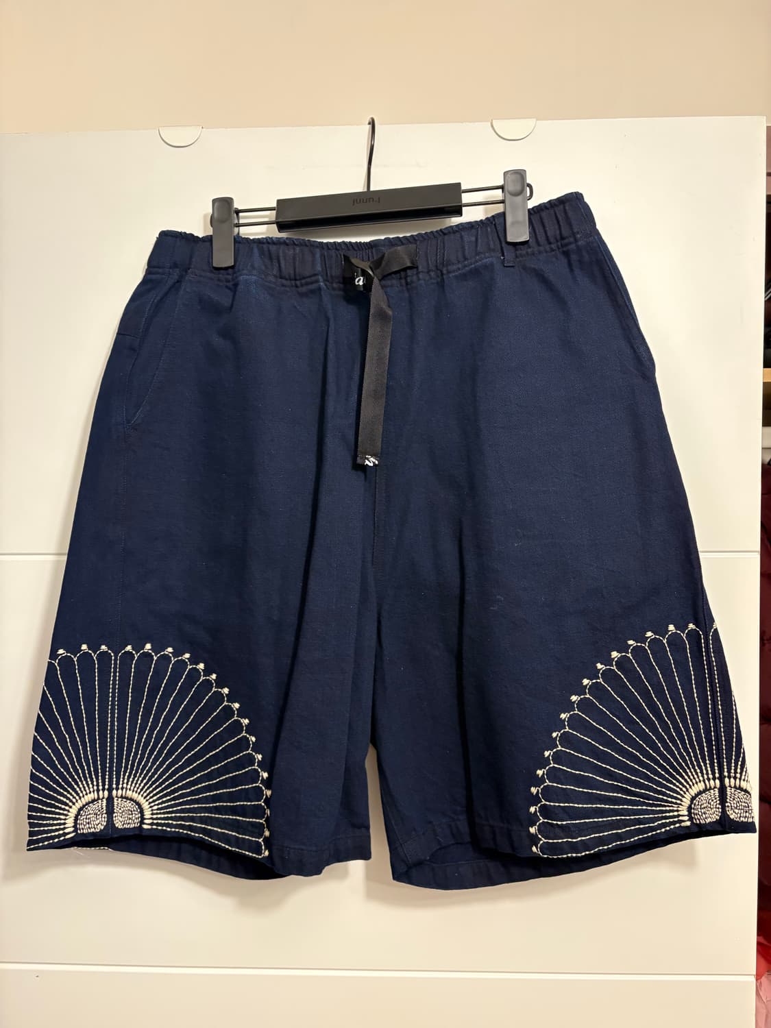 캐피탈 후로시키 자수 데님 쇼츠 상품이미지2