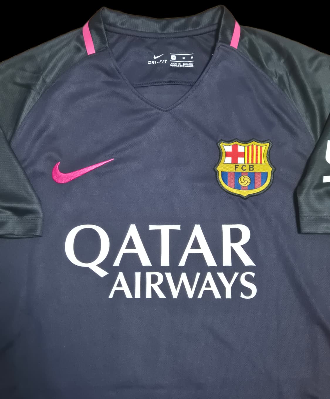 16-17 바르셀로나 어웨이 네이마르 주니어 유니폼 M 상품이미지3