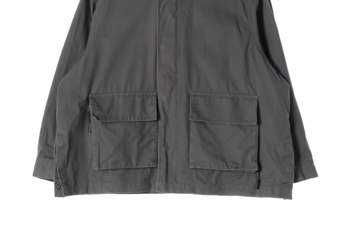커스텀어클락 에센셜 크롭 필드 워크 자켓 차콜 M 상품이미지4
