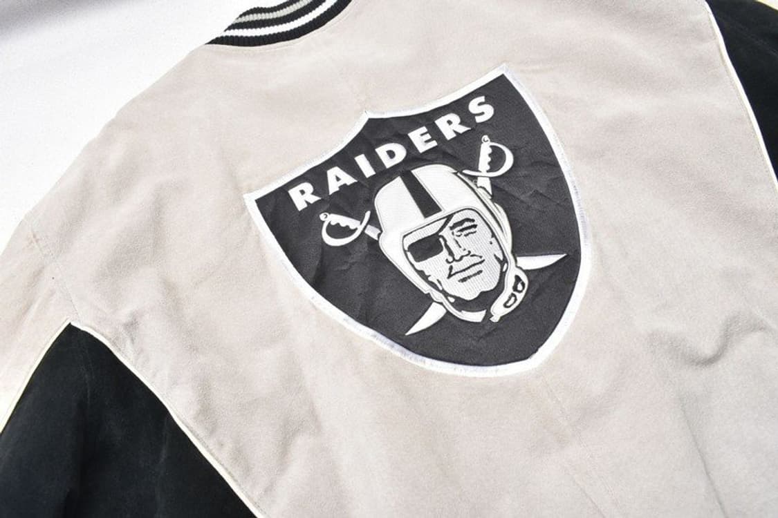 NFL 레이더스 스타디움 레더 자켓 XL  상품이미지3