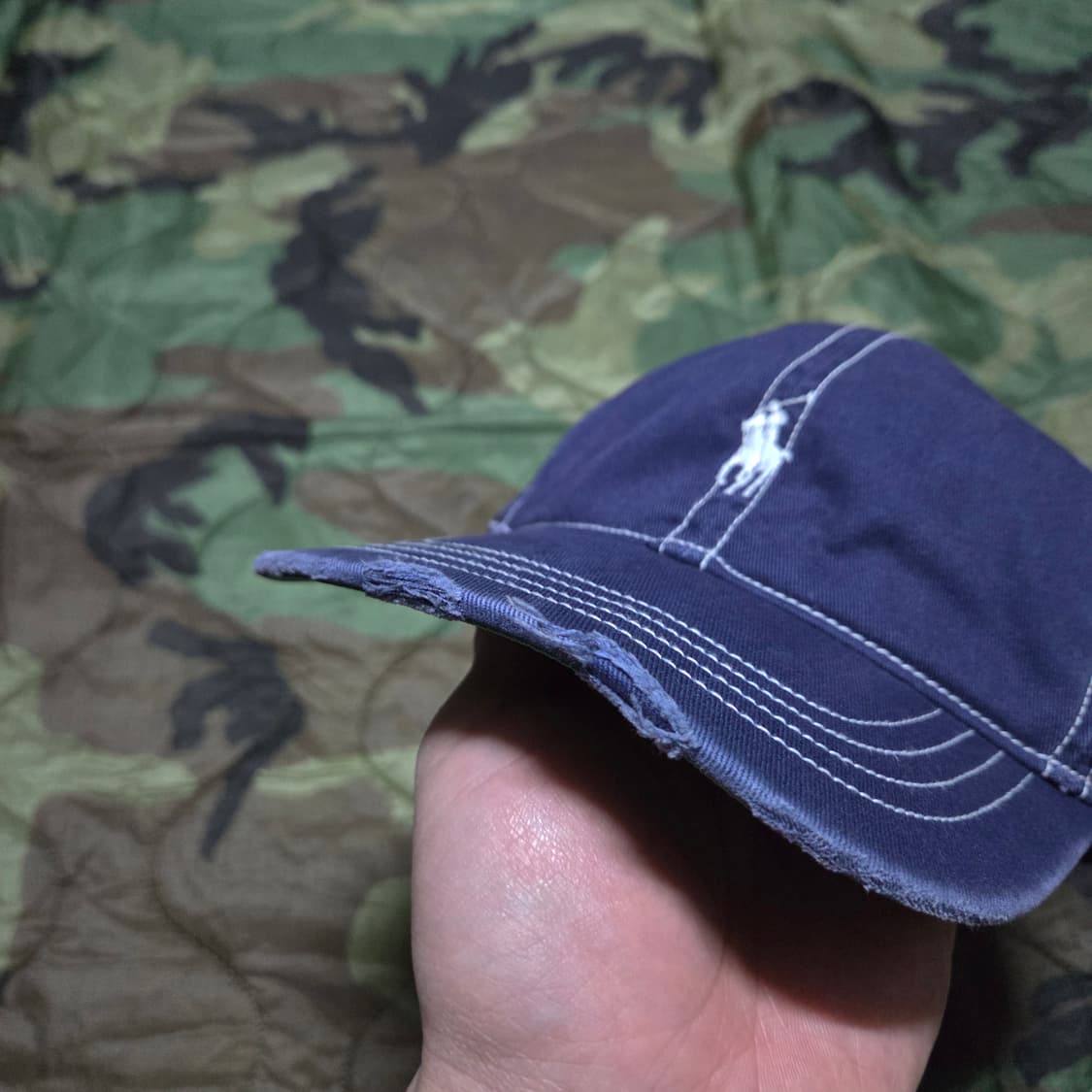 00s Vintage Polo Ralph Lauren Twill Cap 상품이미지3