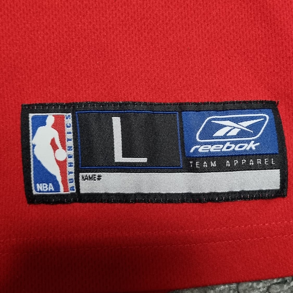 리복 LA 클리퍼스 웜업 져지 긴팔 트레이닝탑 티셔츠 L 빈티지 NBA 상품이미지6