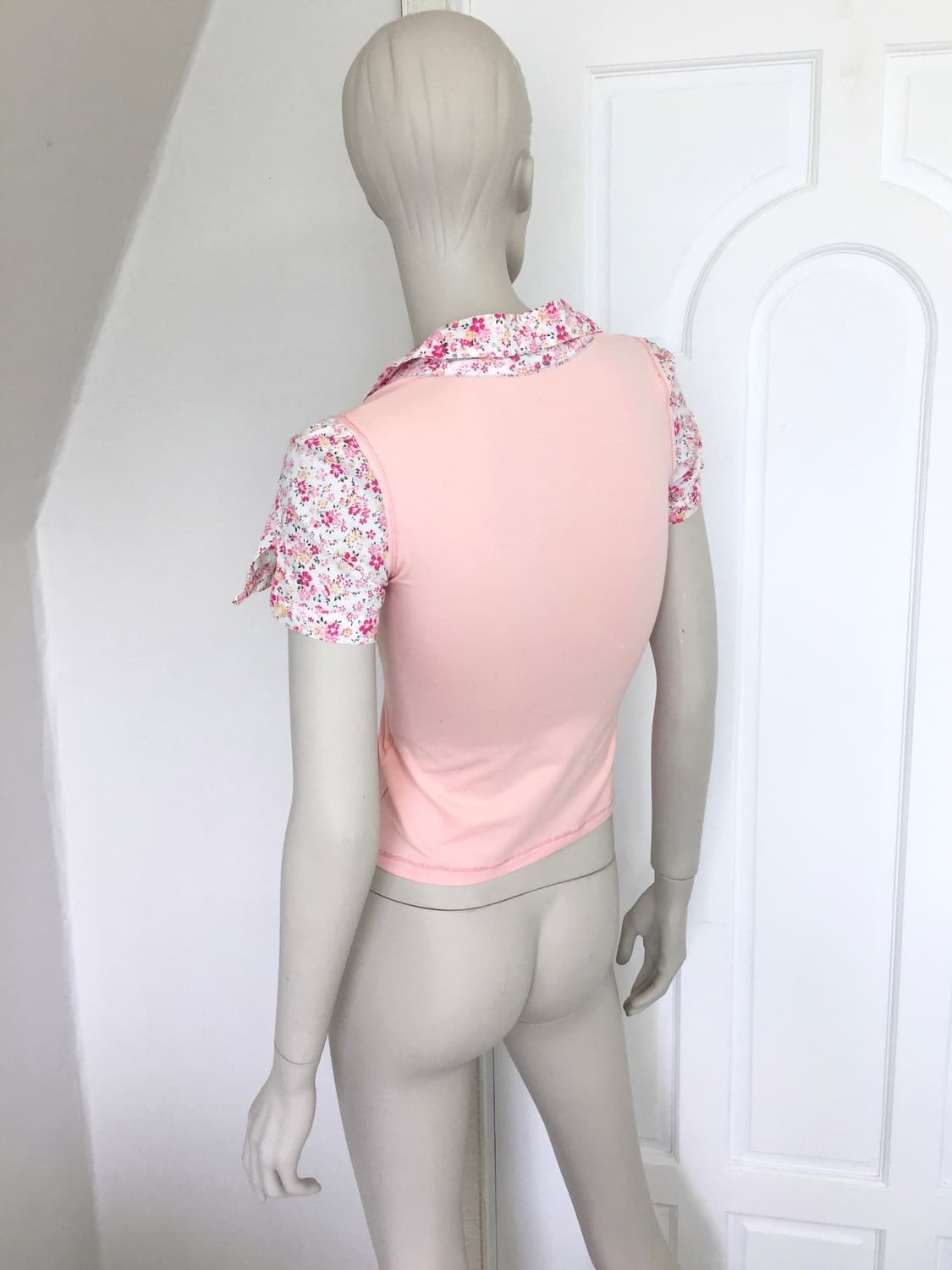 Floral Point collar Top 상품이미지6