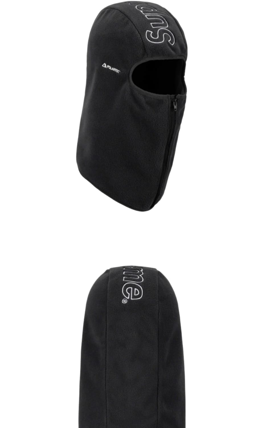 슈프림 폴라텍 집업 발라클라바 블랙 - 23FW 상품이미지3