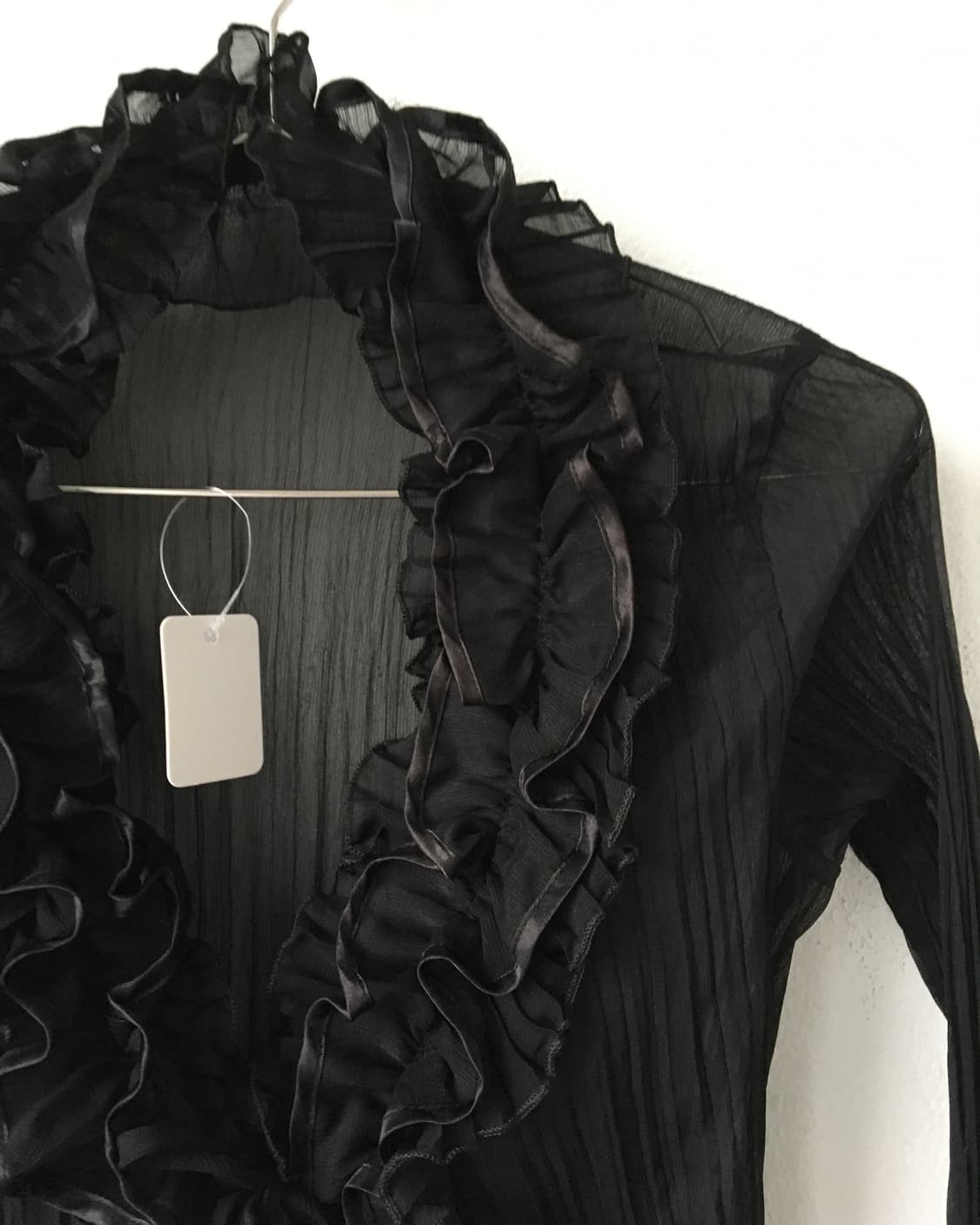 Ruffle point pleats cardigan 상품이미지5