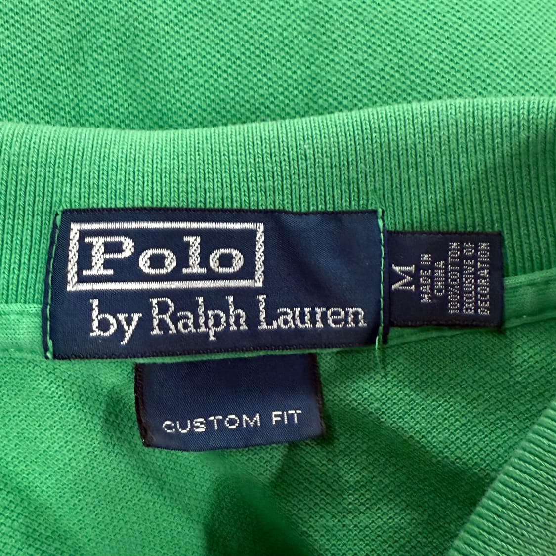폴로 랄프로렌 그린 민트 빅포니 카라 반팔 티 상품이미지4