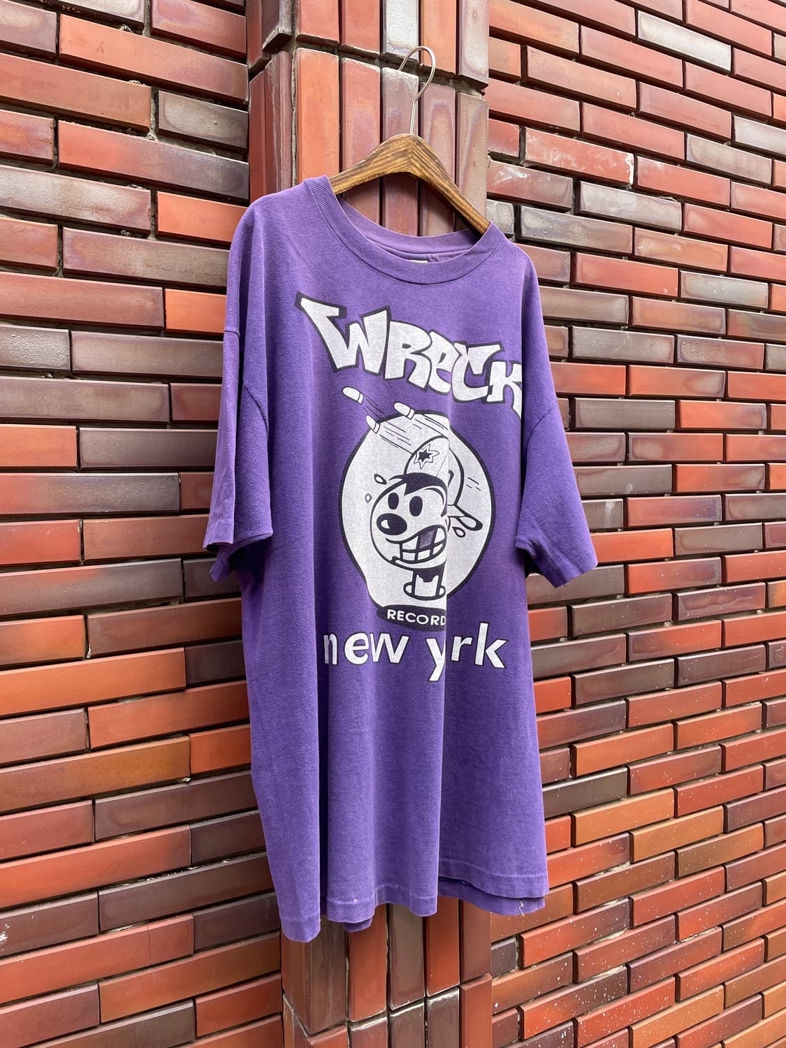 90s 너버스 뤡 퍼플 페이드 빈티지 티셔츠 상품이미지3