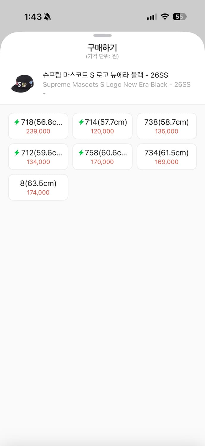슈프림 뉴에라 마스코트 7 5/8 상품이미지4