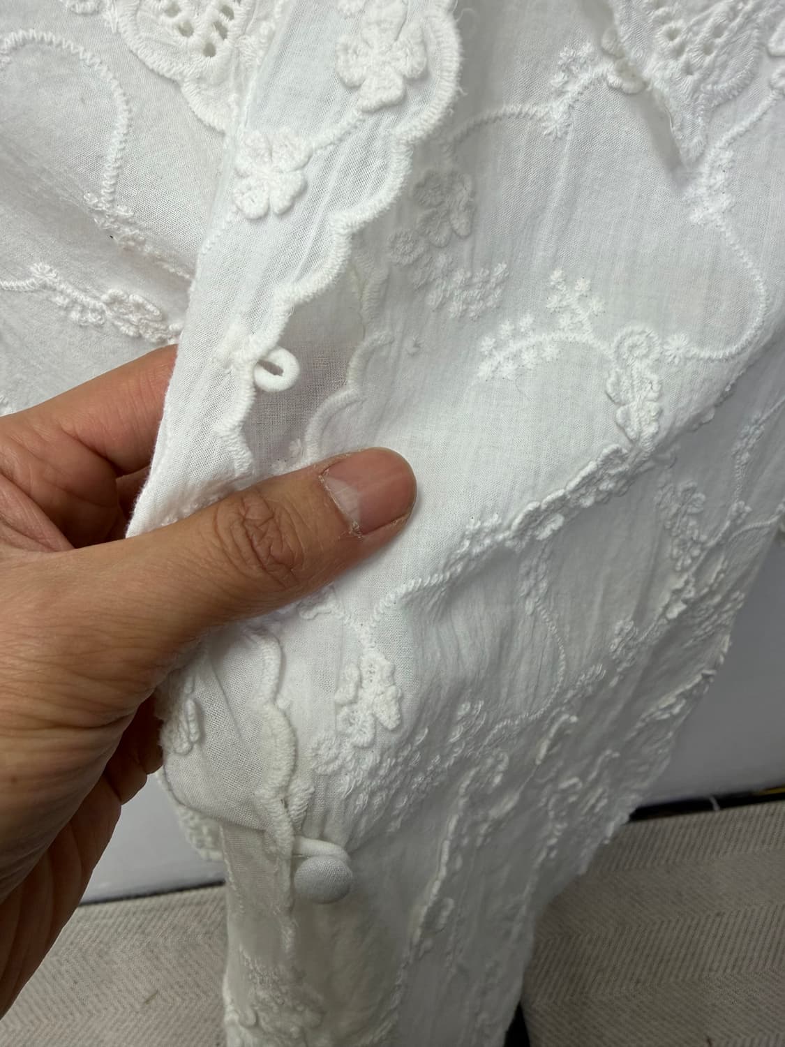 정품) maje 마쥬 신형 화이트 레이스 블라우스 1 상품이미지6