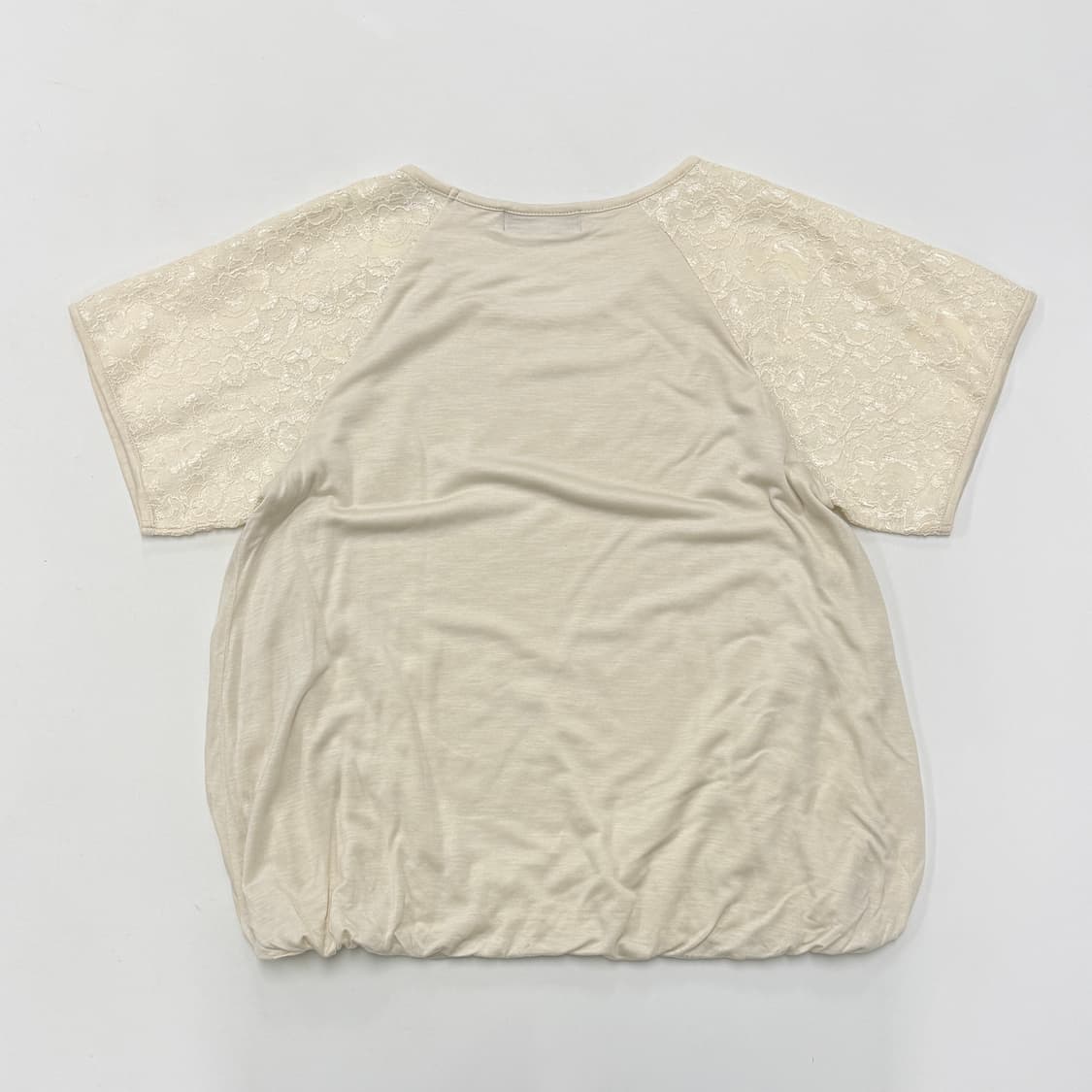 Beams lace panel top 상품이미지3