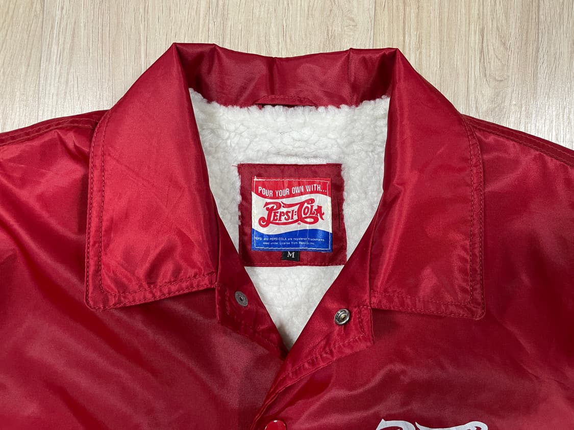 100) 90's 펩시콜라 보아 코치자켓(데드스탁) 상품이미지4