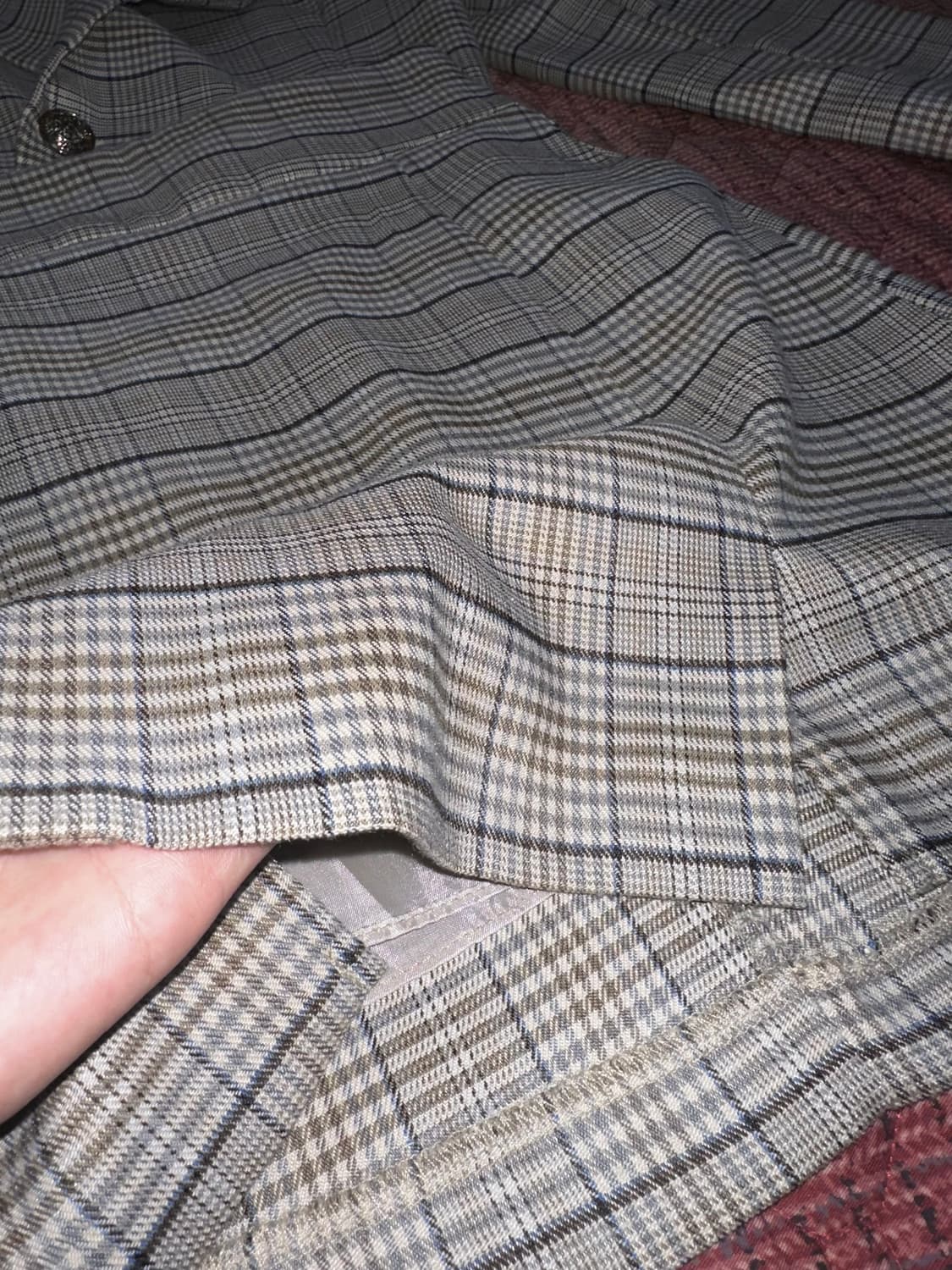 클래식 체크 투피스 셋업 상품이미지5