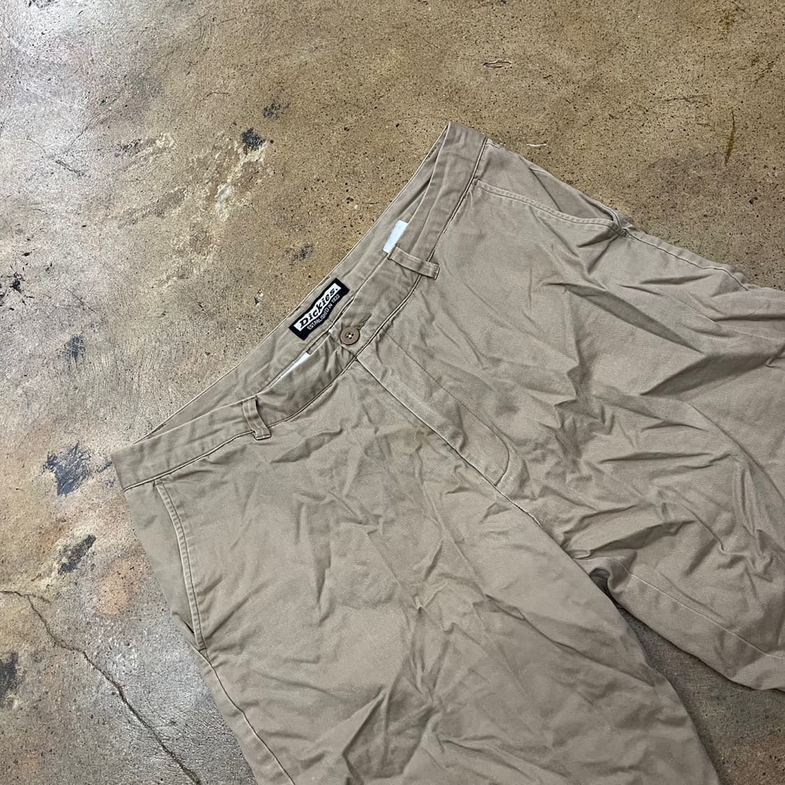 [정품] 디키즈 베이지 면바지 반바지 b10 상품이미지1