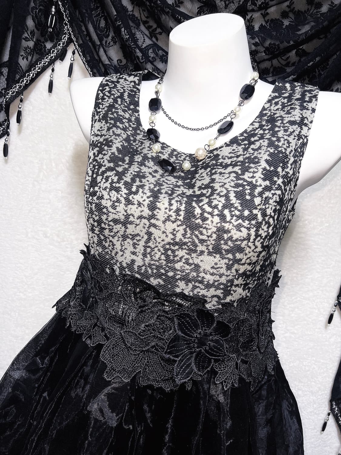 로맨틱고딕 고스로리 다크페어리 미니원피스 공겜 파티드레스 코스튬 연말 상품이미지5