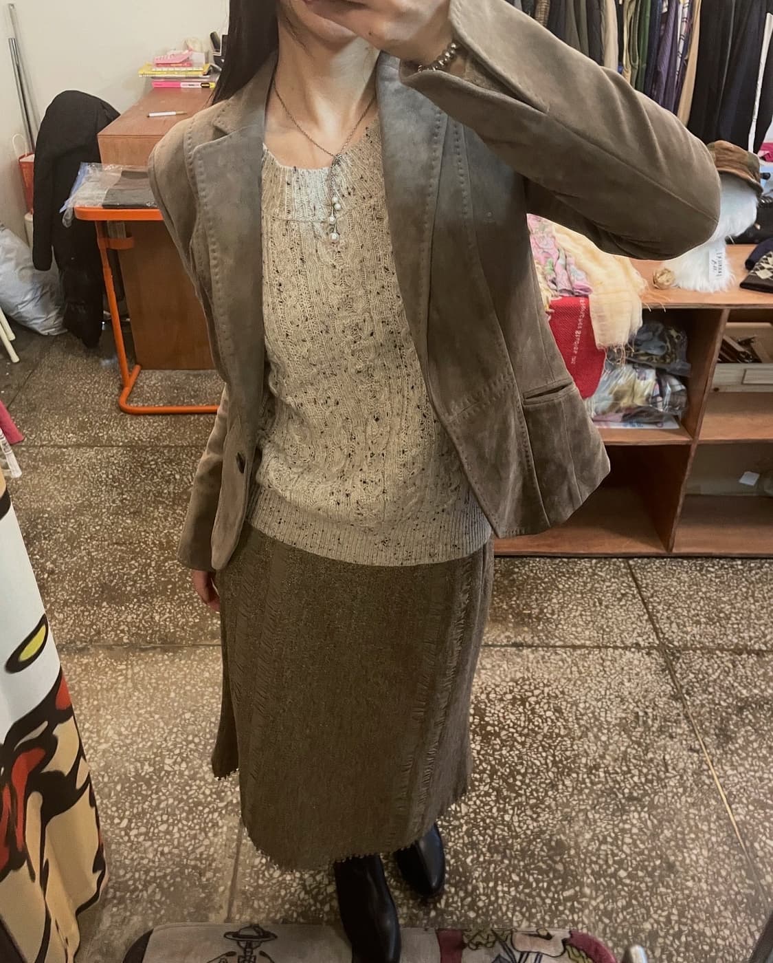 iCB 벨벳터치 원버튼자켓 [무배] 상품이미지2