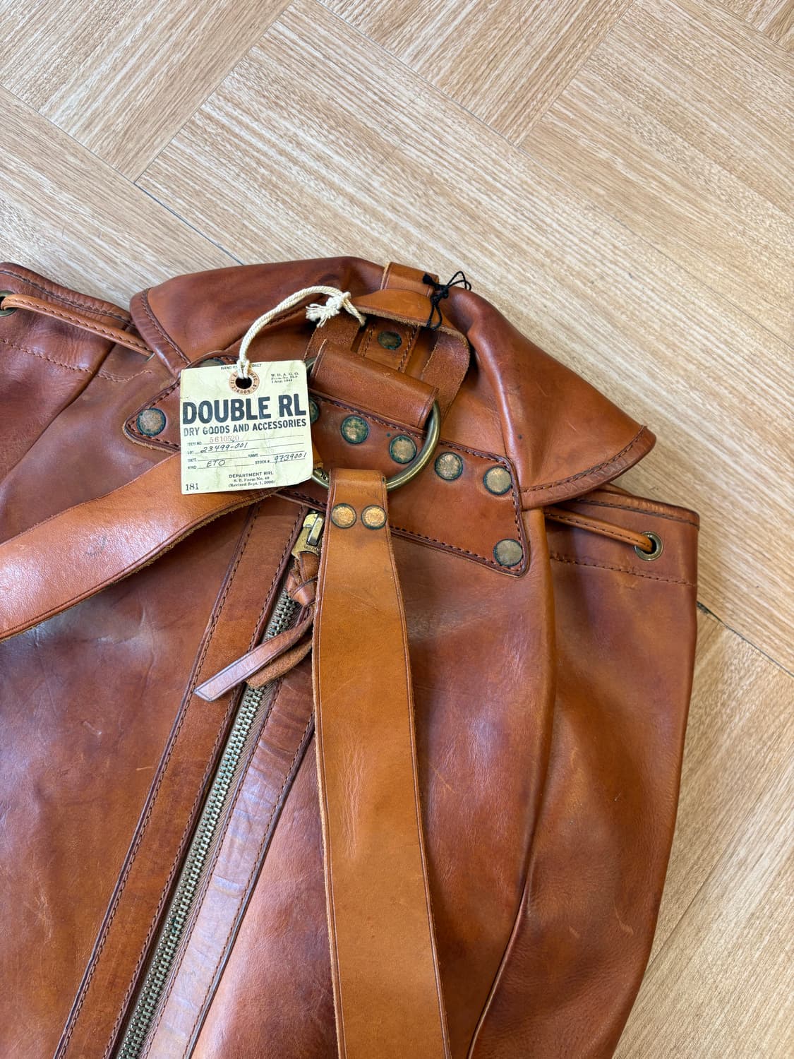 DOUBLE RL Riley Cow Leather Rucksack 상품이미지8