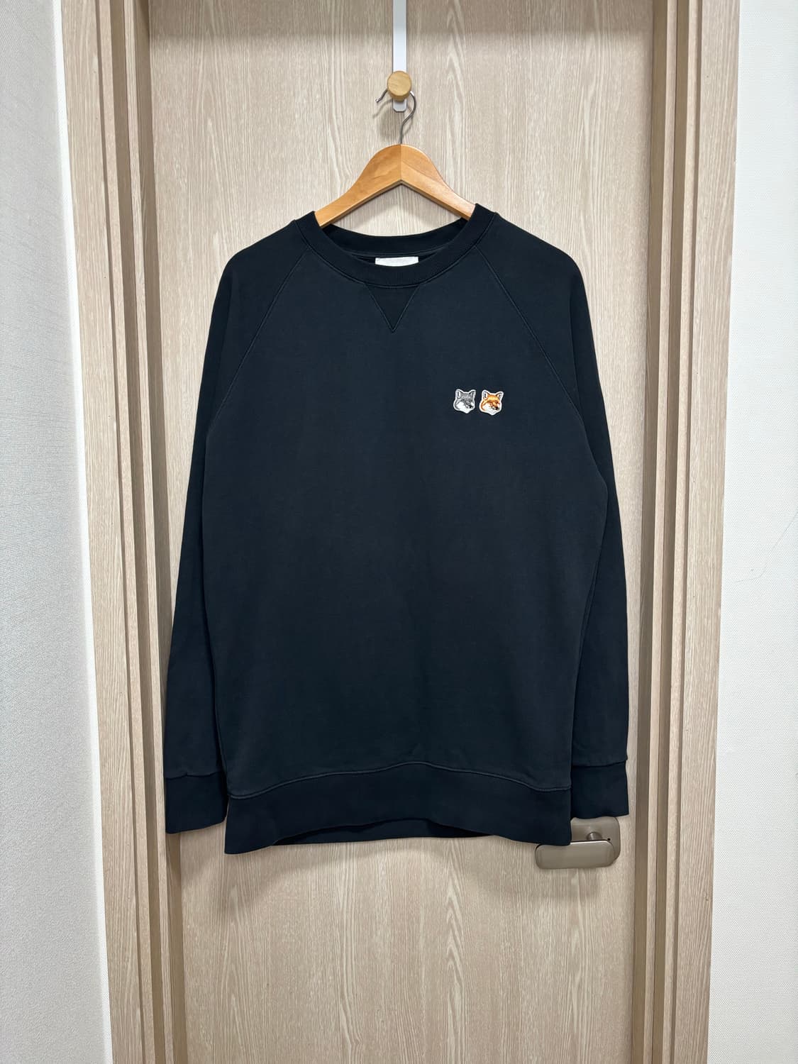 메종키츠네 신형 더블폭스 맨투맨XL/안트라사이트 상품이미지1