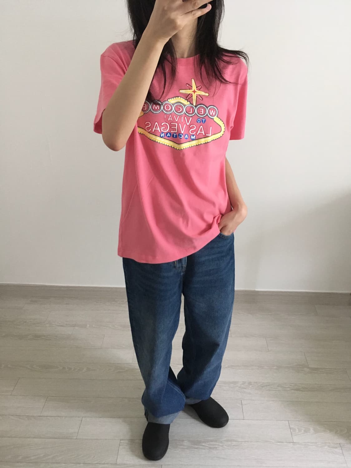 Vtg blue wide baggy jeans 상품이미지2