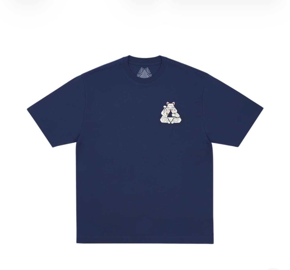 팔라스 네코 럭키 P3 티셔츠 네이비  상품이미지2