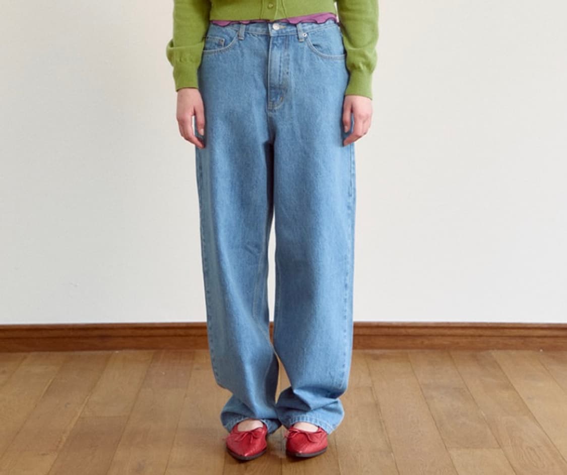 Old fashioned Denim Pants (Blue) 상품이미지1