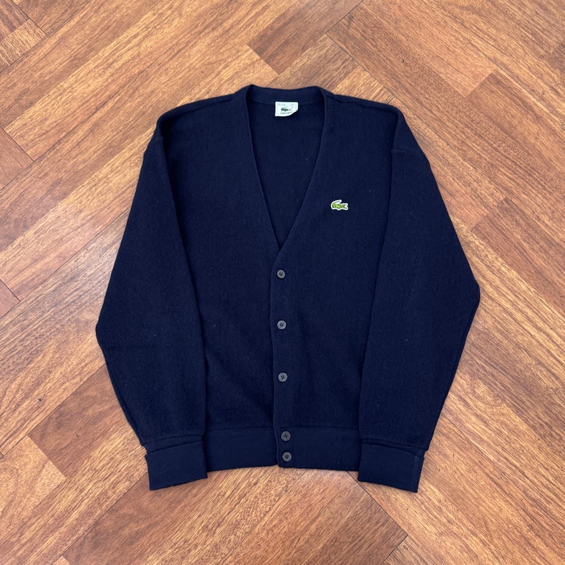 105 라코스테 90s 네이비 가디건 상품이미지1