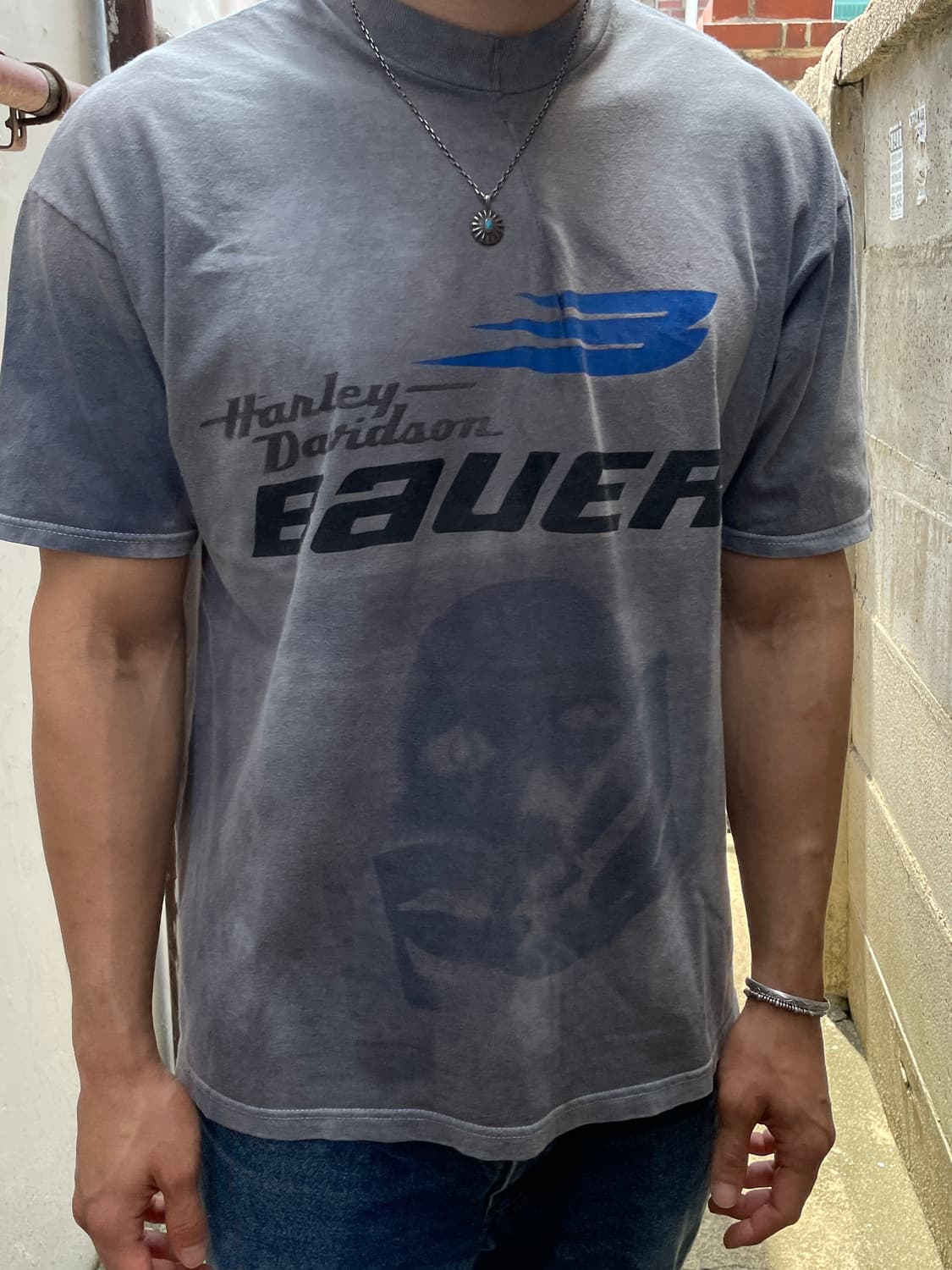 90s F*uckng 할리데이비슨 Distressed T-shirt 상품이미지2